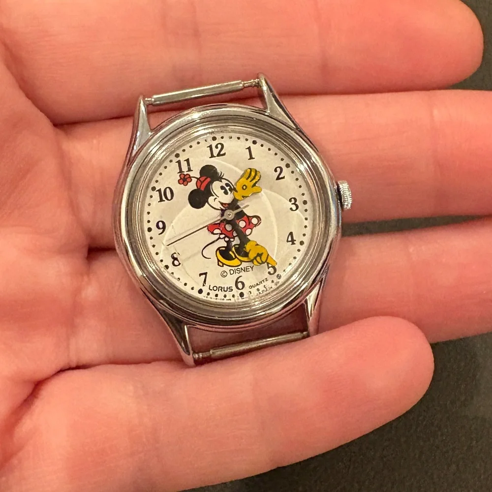 Vintage Disney Minnie Mouse Watch Face